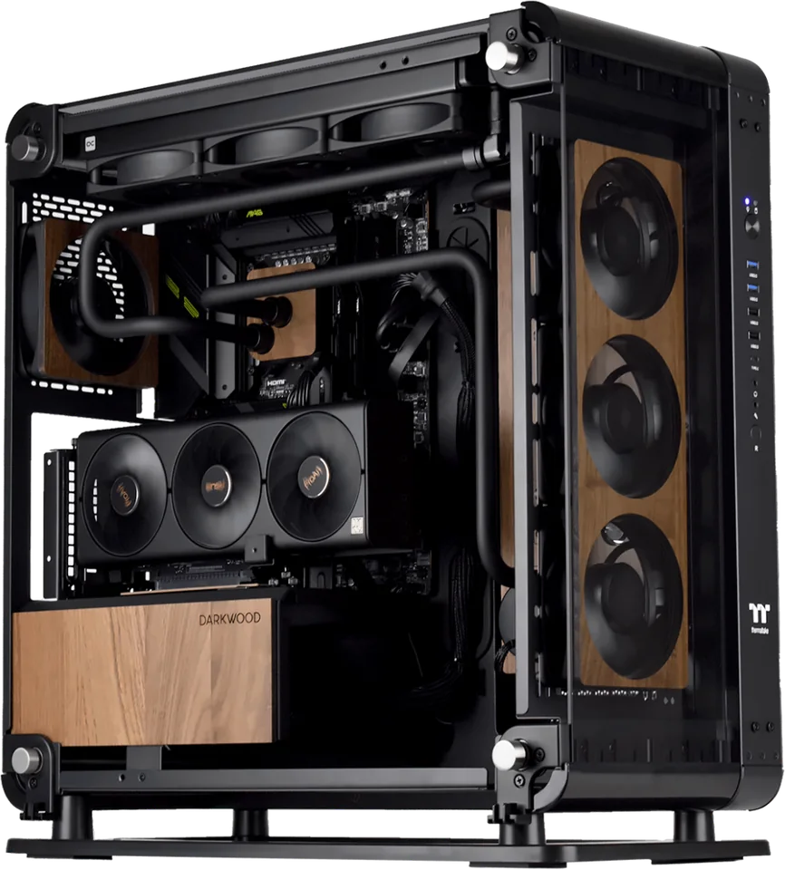 PC watercooling custom DARKWOOD