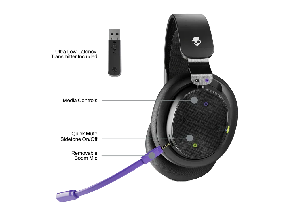 Skullcandy PLYR - Sans-Fil - Noir, vue 3