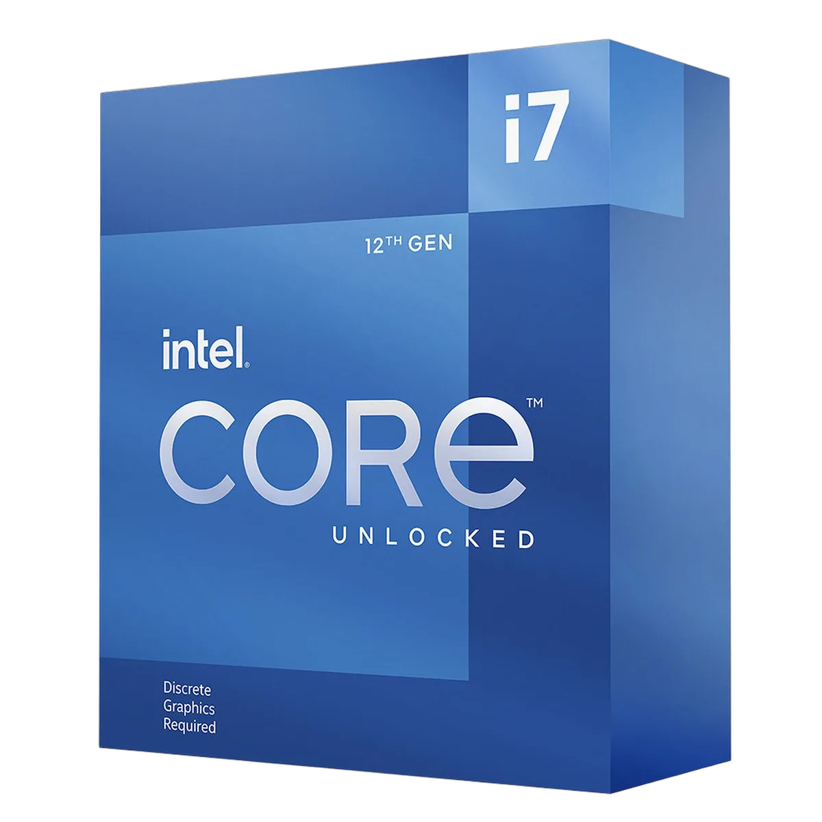 Intel Core i7-12700KF BOX, vue 3