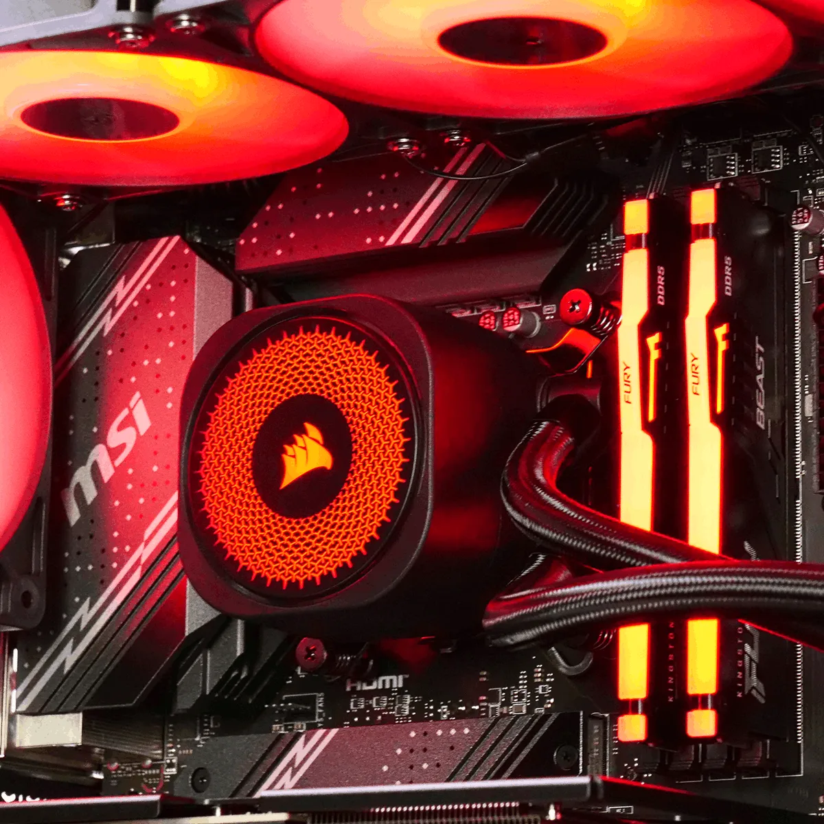 HELLFIRE - i7-14700KF/5070/32Go/1To, vue 3