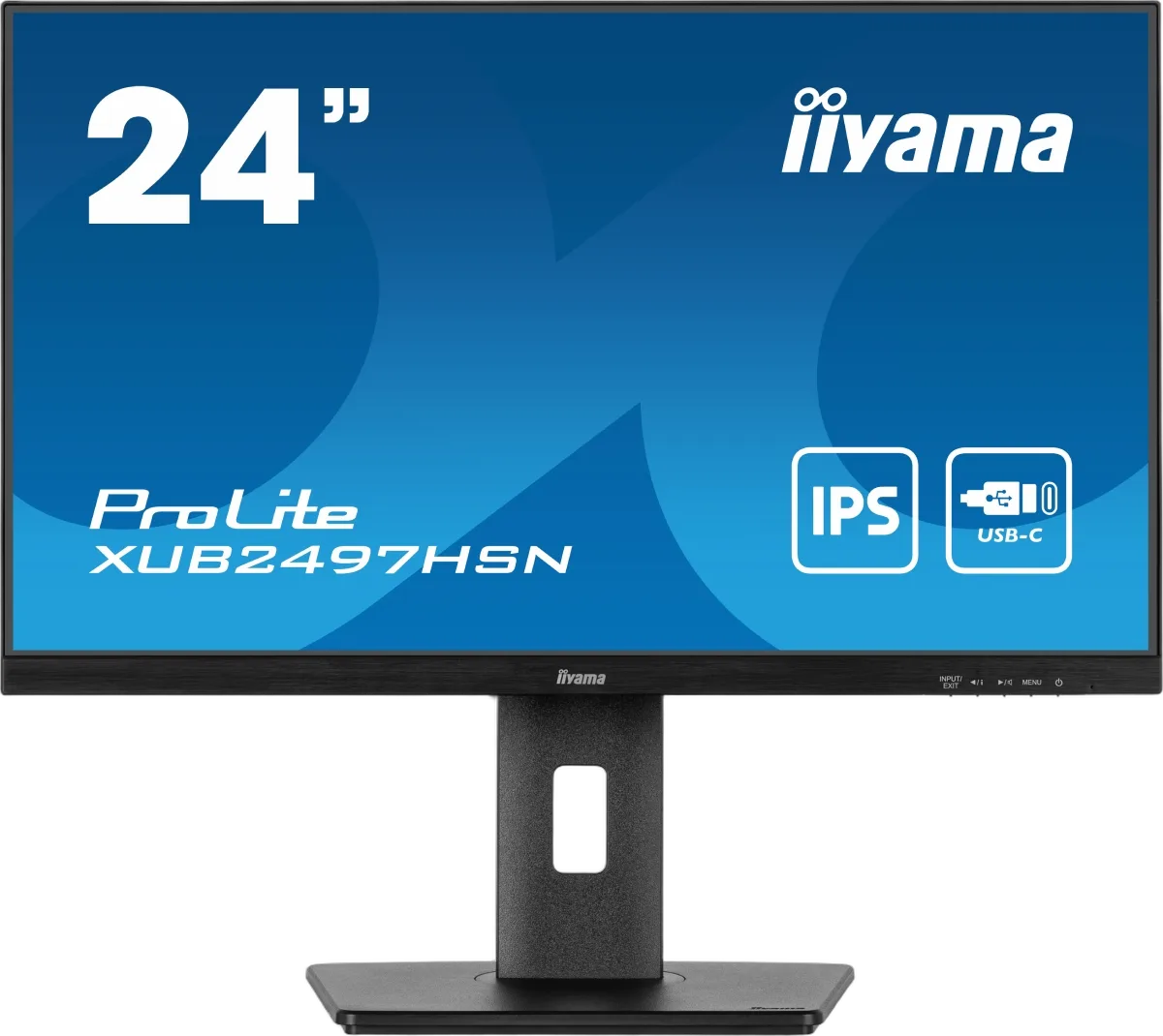 Iiyama PROLITE XUB2497HSN-B1 - 23.8" FHD 100Hz IPS 1ms USB-C dock et RJ45 Adaptive Sync-Seconde Vie-Très Bo, vue 1