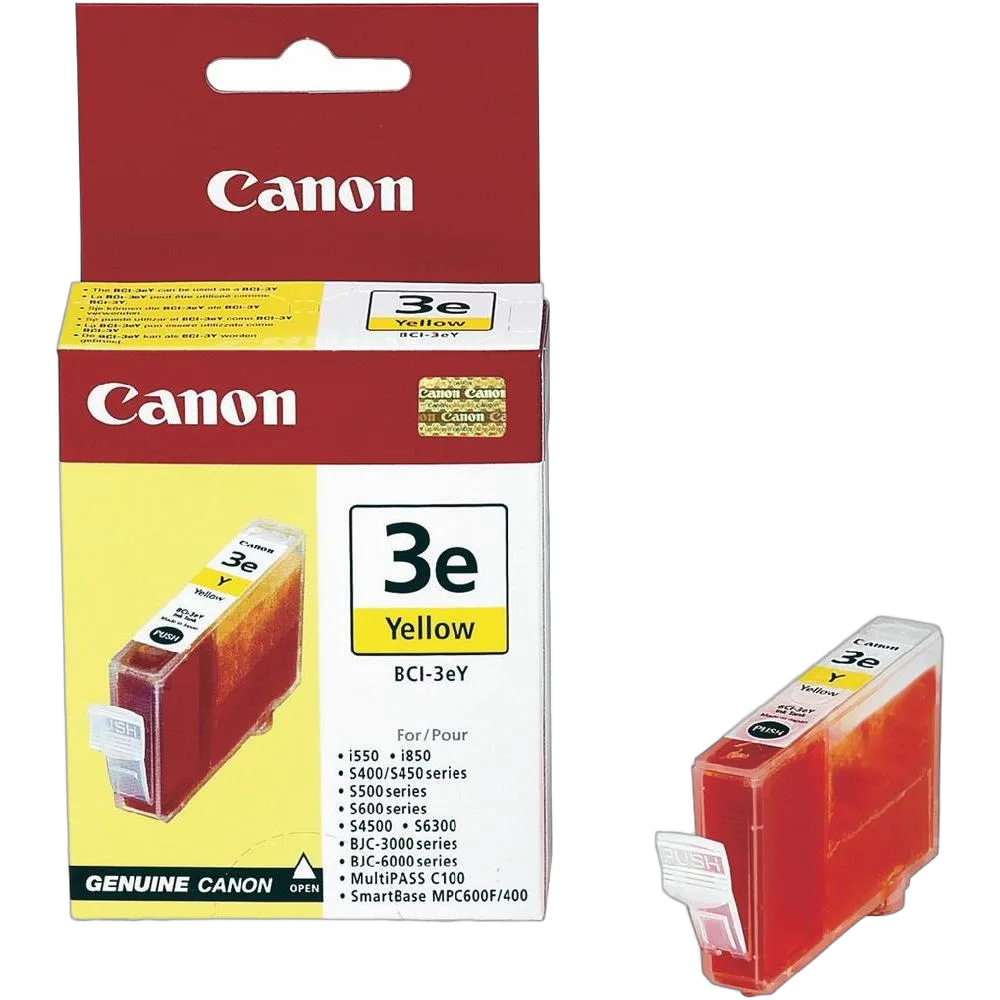 Canon Cartouche BCI 3 E Yellow, vue 1