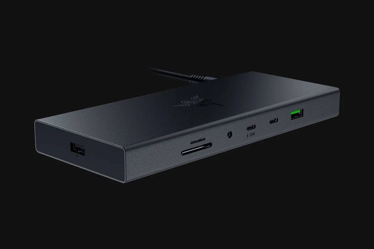 Razer USB 4 Dock - USB-C 14 ports Prise en charge de deux moniteurs, vue 1