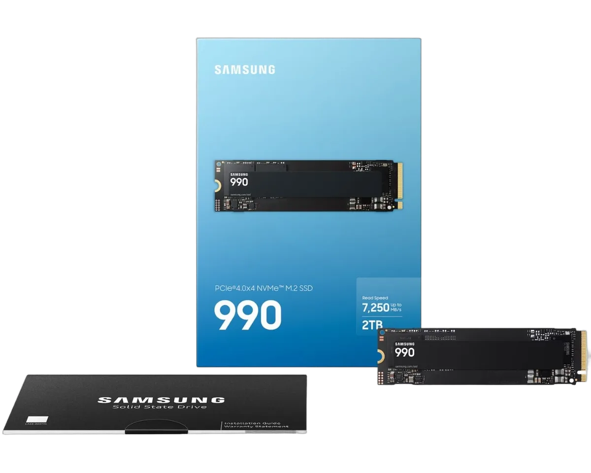 Samsung 990 2To NVMe M.2, vue 5