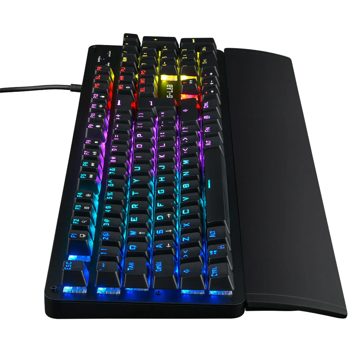 The G-LAB KEYZ CARBON-E - Mechanical Gaming Keyboard, vue 2
