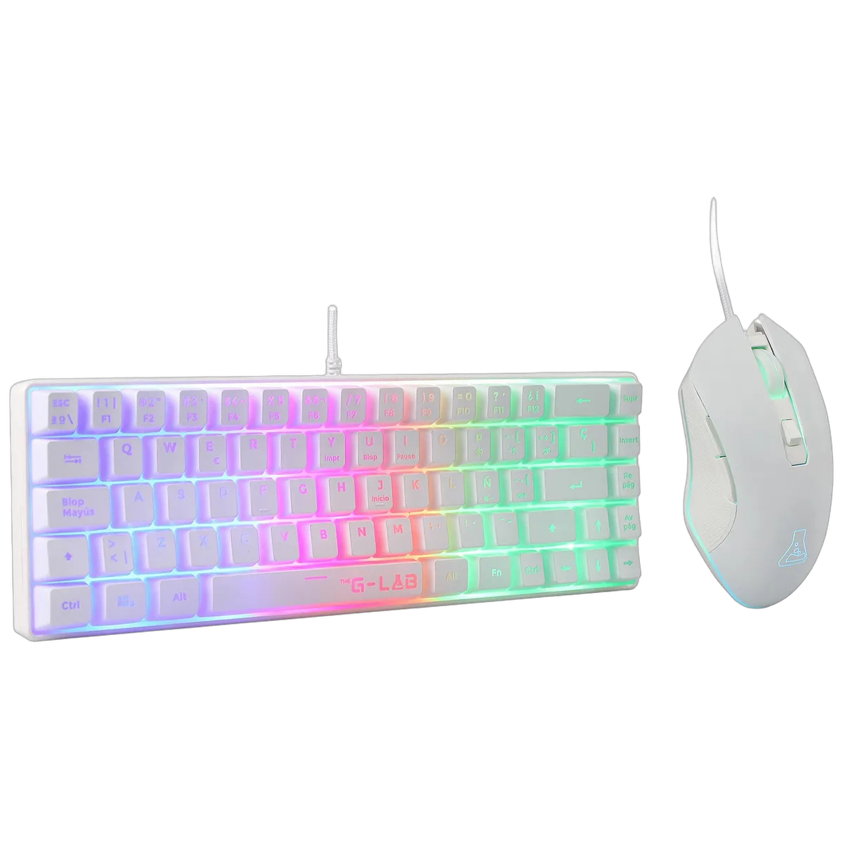 The G-LAB Gaming Combo - Keyz Hydrogen W + Kult Helium, vue 2