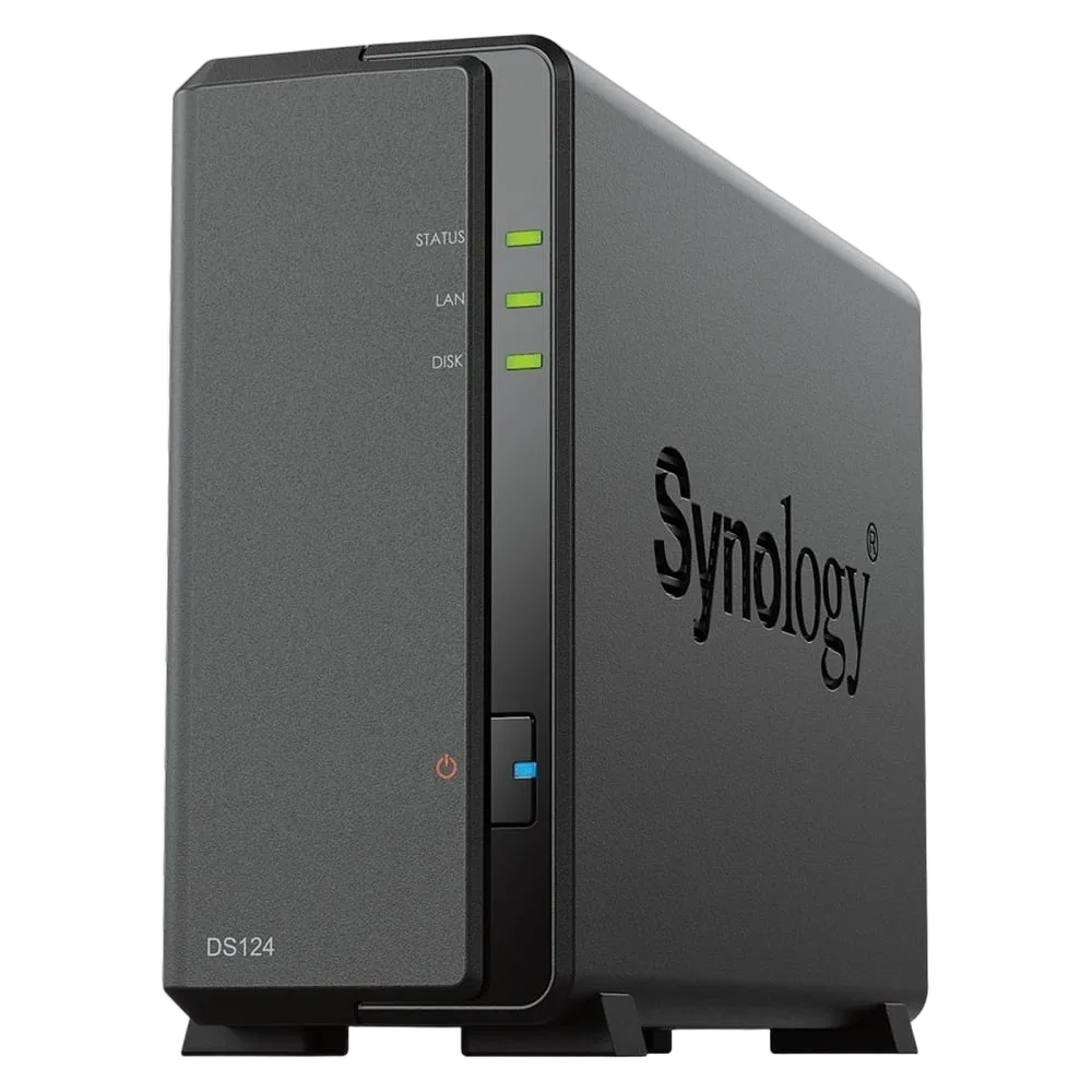 Synology DS124 - 1 Baie avec 1 disque de 8To, vue 5