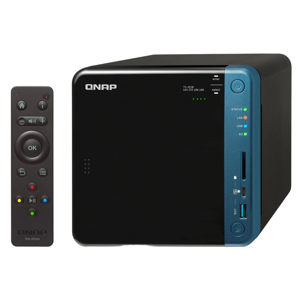 Qnap TS-453B-8G - 4 HDD, vue 4