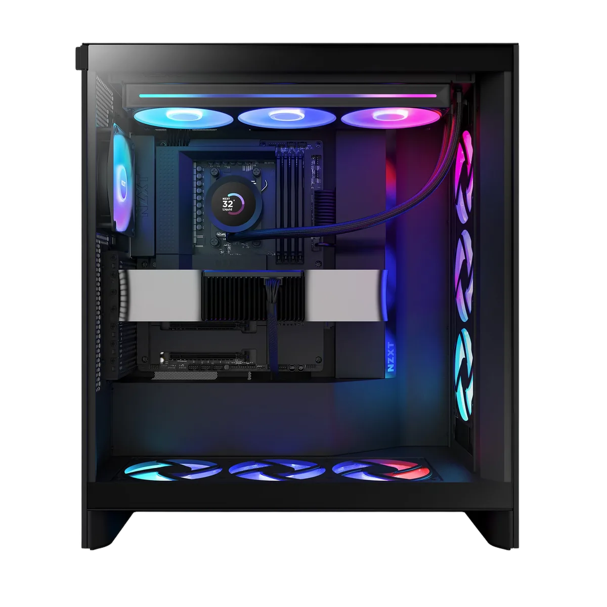 NZXT Kraken Plus 360 RGB - 360mm - Noir, vue 2