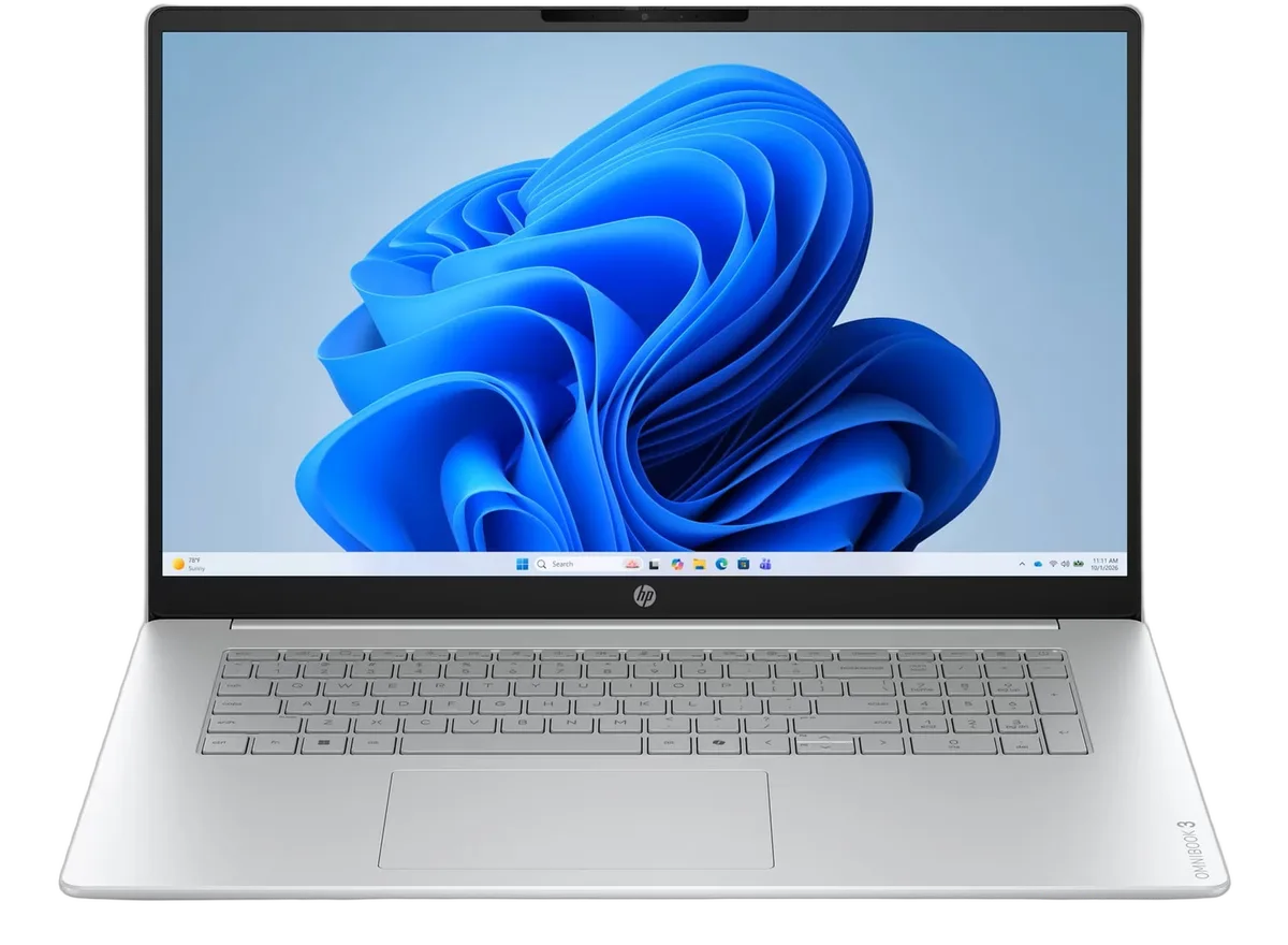 HP 17-dp0030nf - 17.3" FHD Ryzen 5 130 24Go 512Go W11, vue 1
