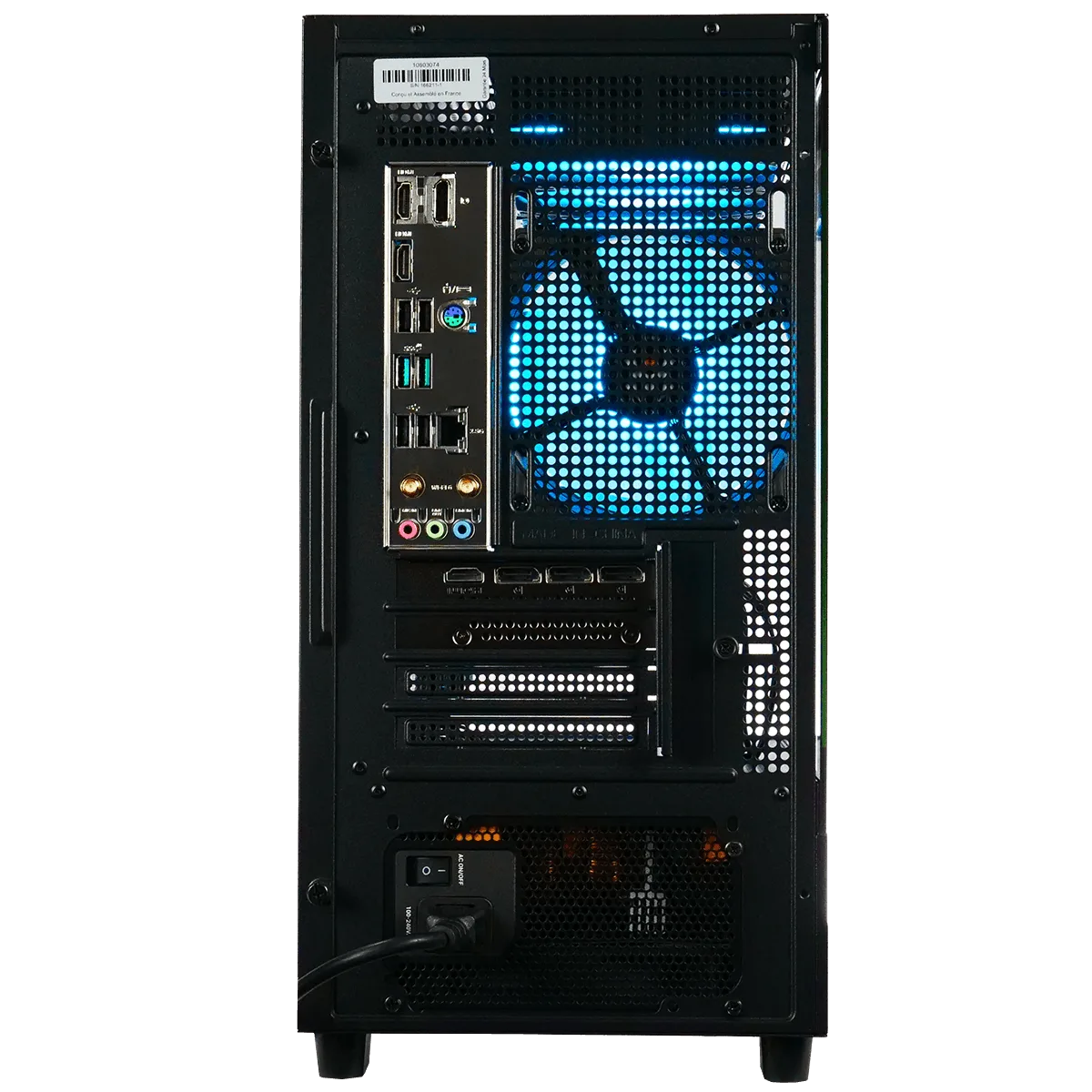 NOVASTRIKE - i5-14400F/5060Ti-8Go/32Go/1To, vue 6