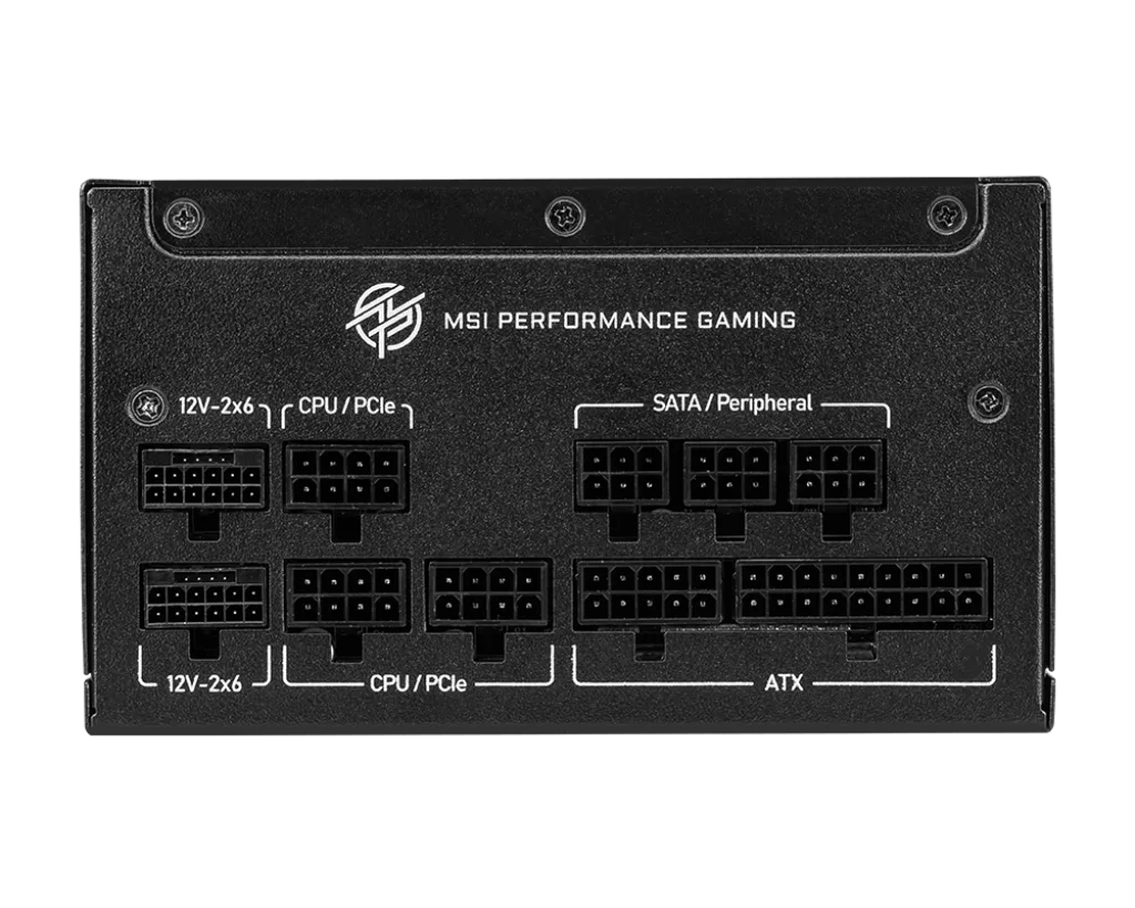 MSI ATX 1250W - 80+ Gold - MPG A1250GS PCIES Noir-Seconde Vie, vue 4
