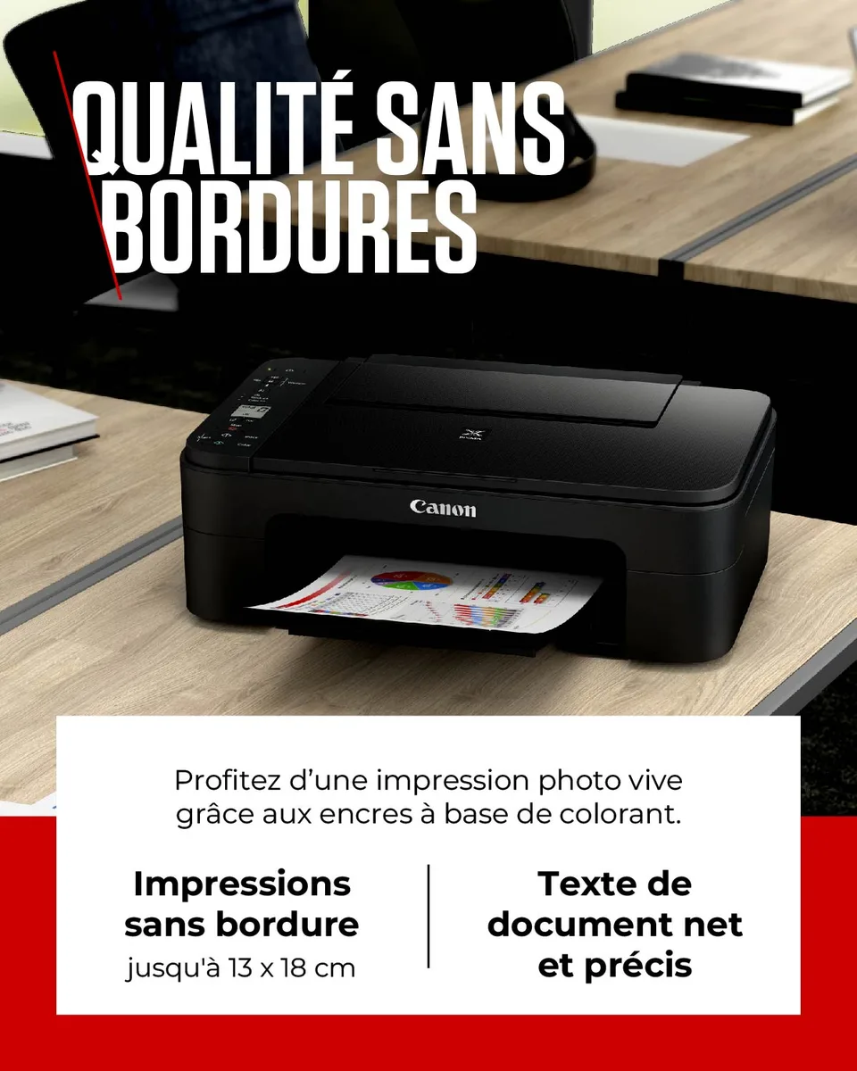 Canon PIXMA TS3350-Seconde Vie, vue 3