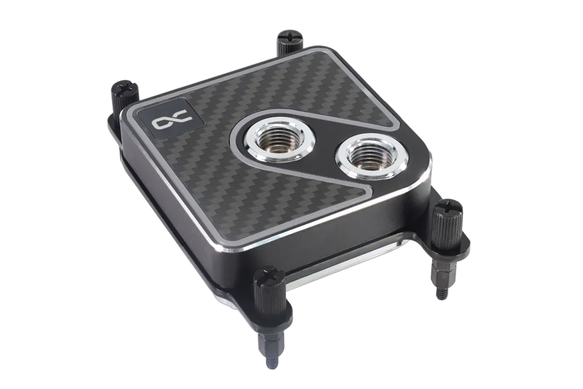 Alphacool Waterblock CPU Core 1 Aurora Carbon, vue 3