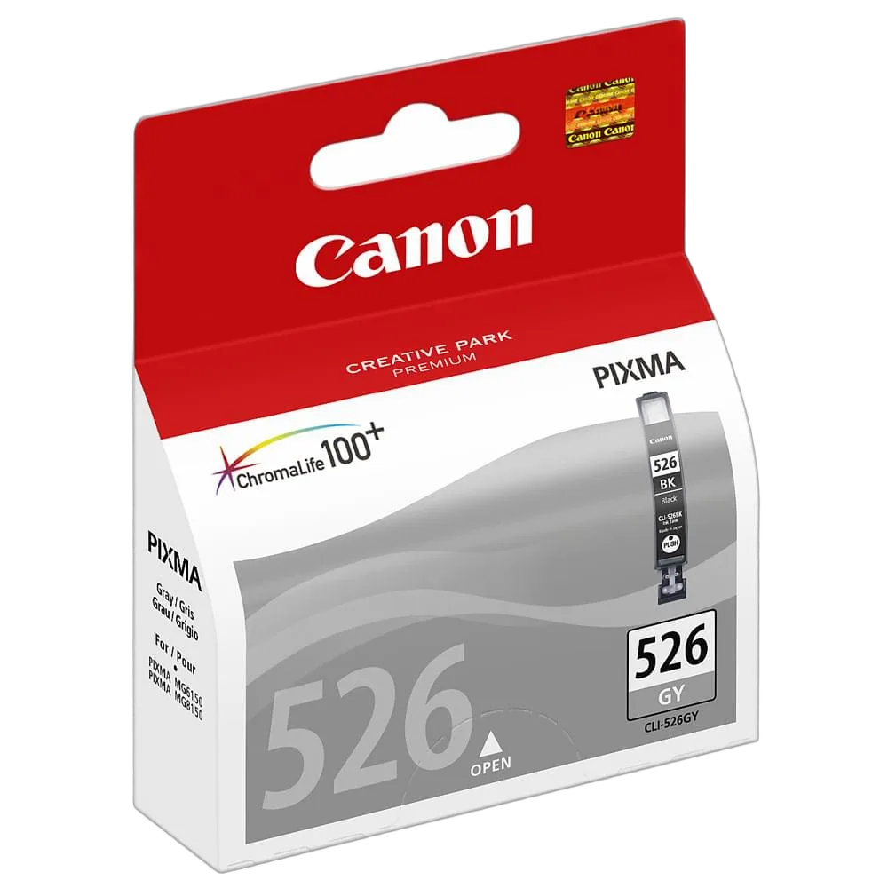 Canon Cartouche CLI-526GY Gris, vue 1