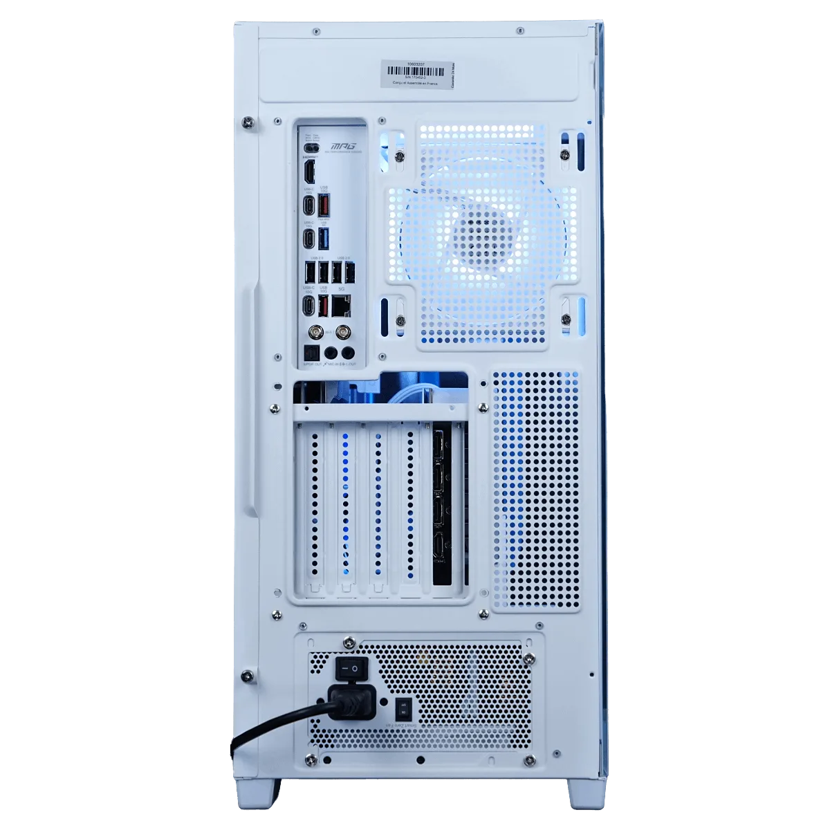 FROSTBOLT - 9800X3D/32Go/1To/5080 WC, vue 6