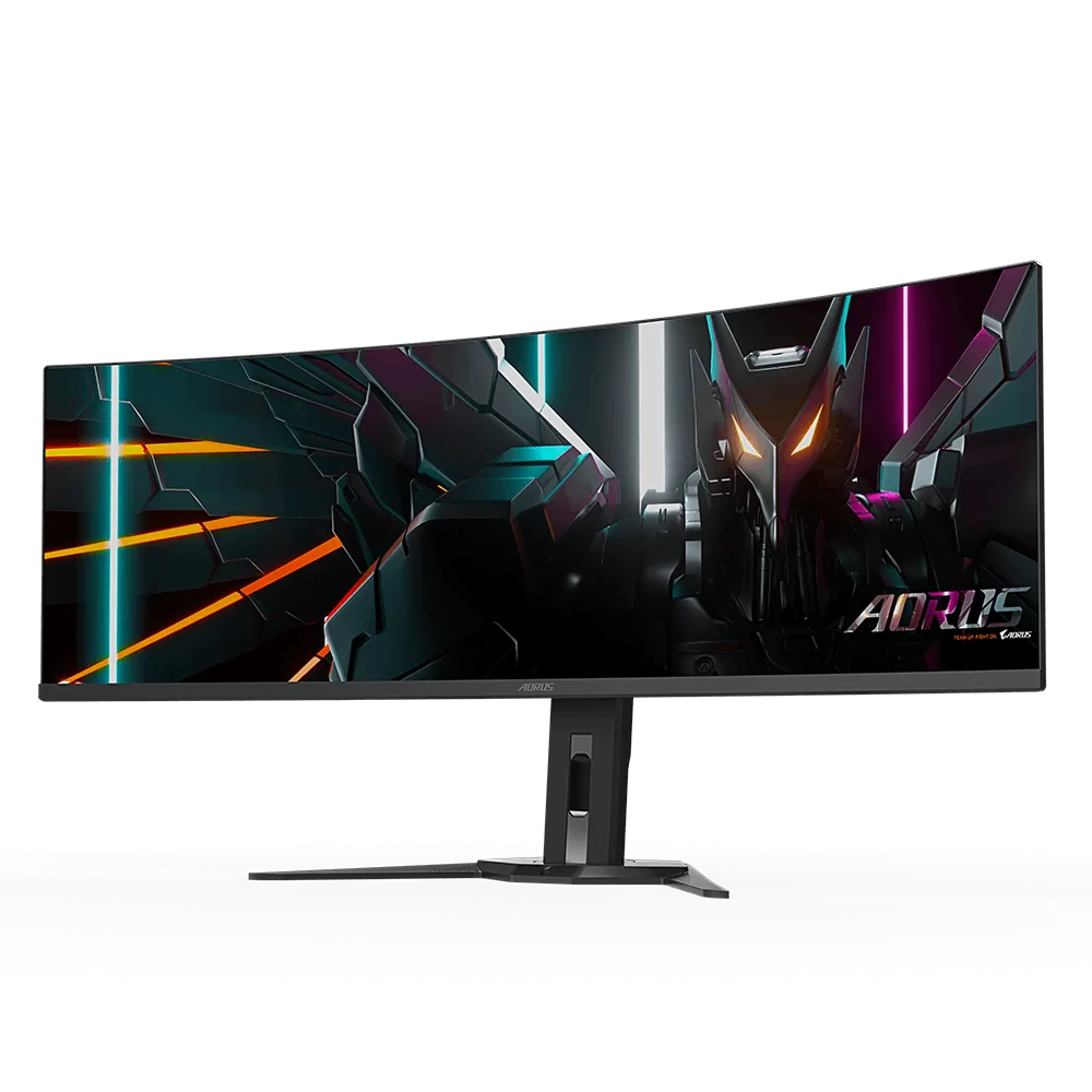 Gigabyte AORUS CO49DQ - 49" CURVE OLED DQHD 144Hz 0.03ms USB-C KVM FreeSync Premium Pro, vue 2