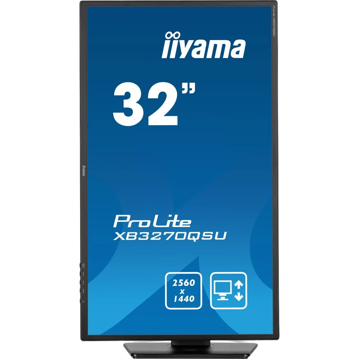 Iiyama PROLITE XB3270QSU-B1 - 31.5" QHD 100Hz IPS 3ms Pied réglable, vue 2