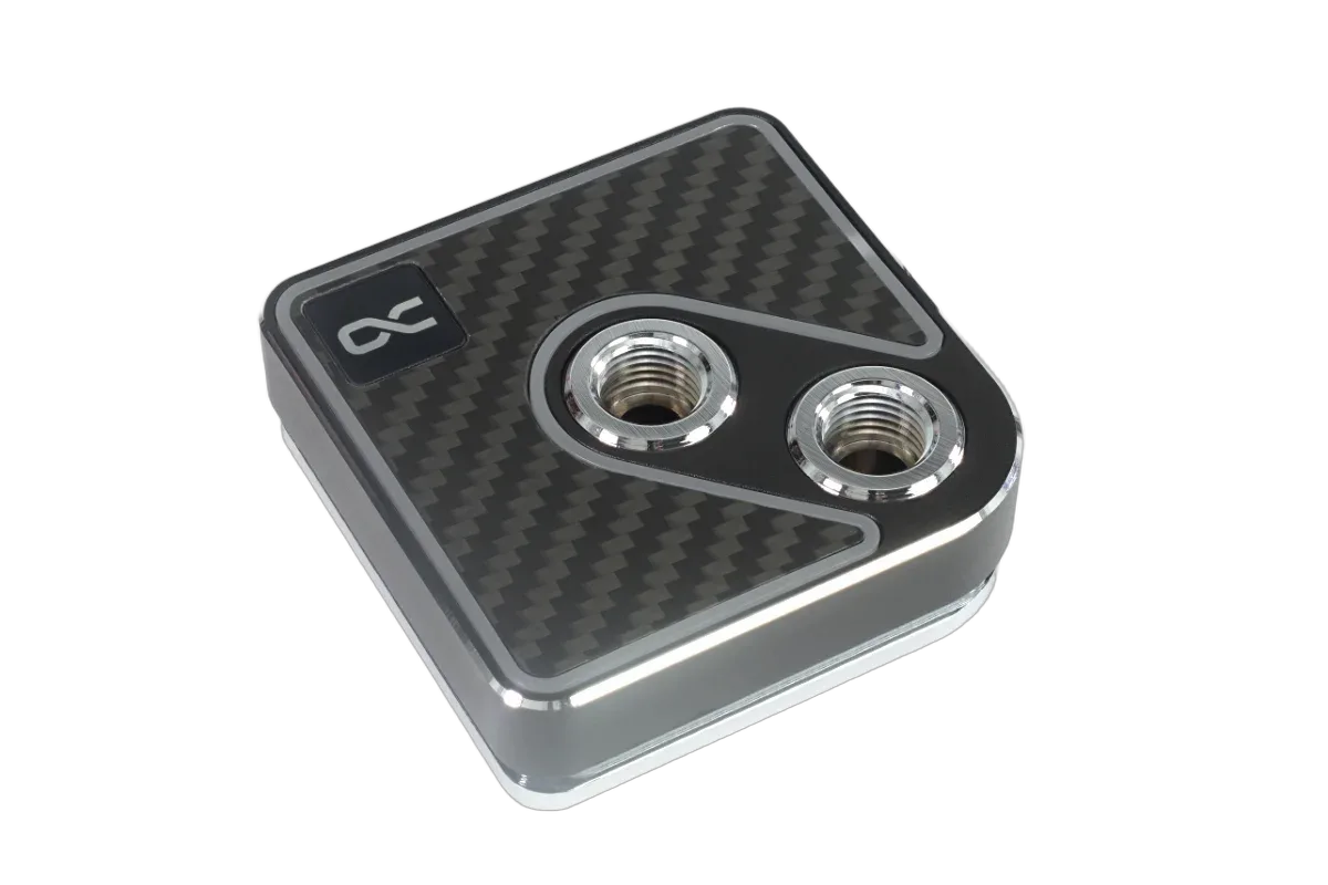 Alphacool Waterblock CPU Core 1 Aurora Carbon, vue 1