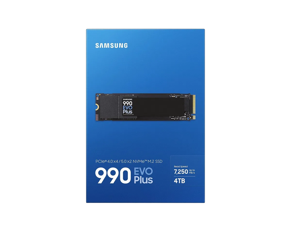 Samsung 990 EVO Plus 4To M.2, vue 5