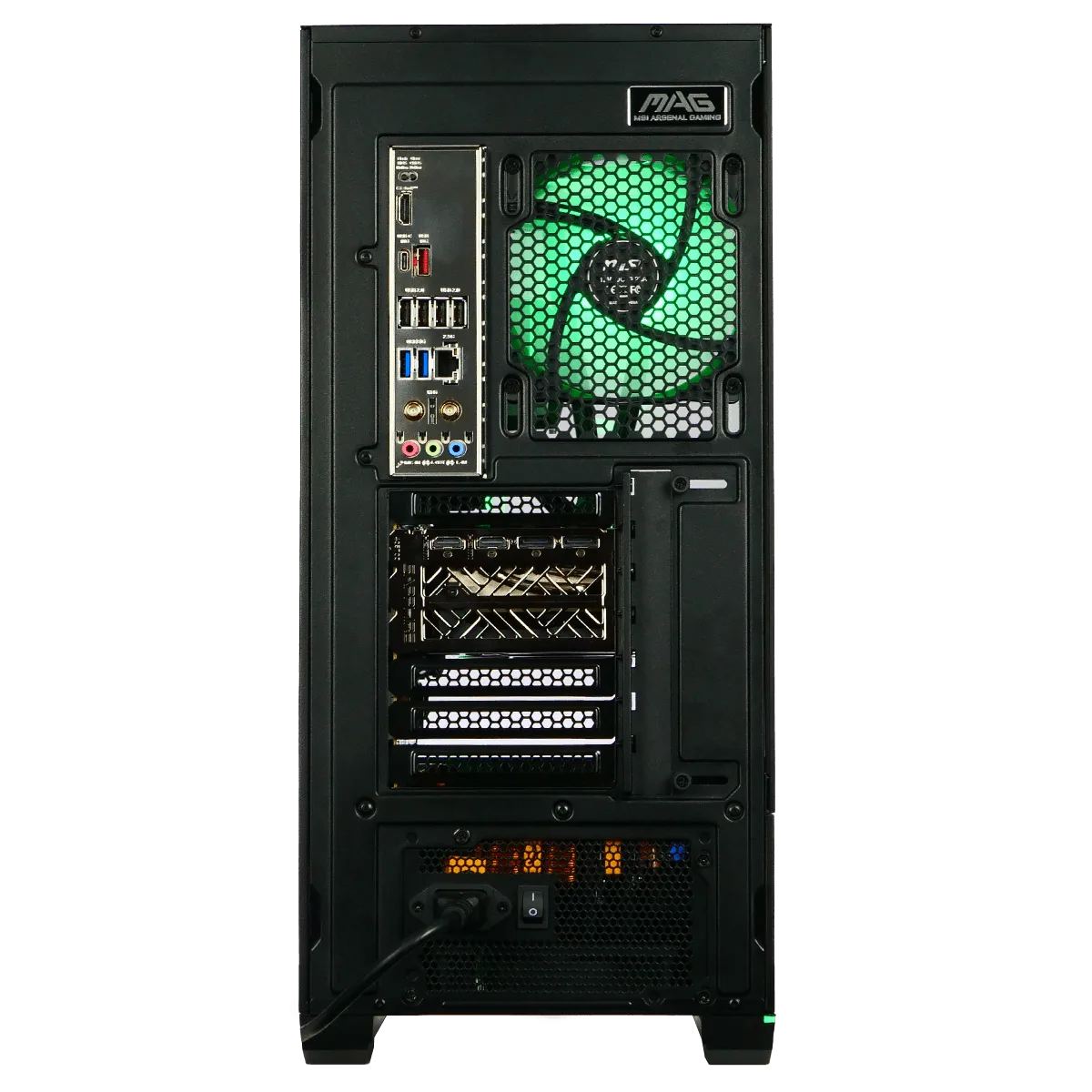 MONSTER - R7-7800X3D/9070XT/32Go/1To, vue 6