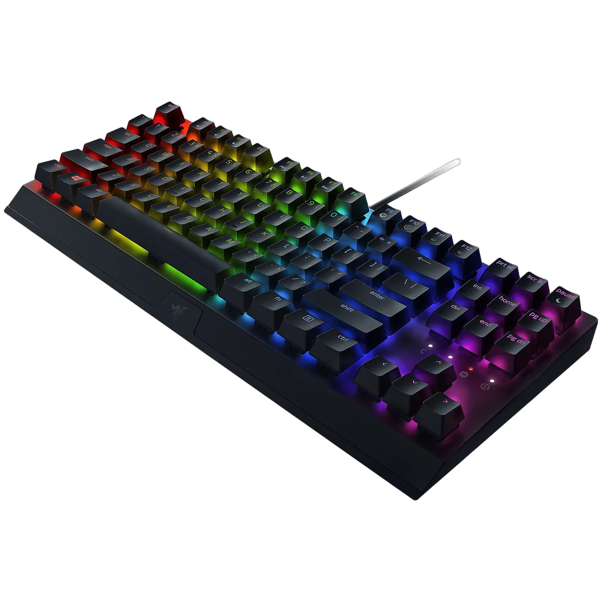 Razer BlackWidow V3 TKL - Mécanique (Switchs Verts) - Filaire - RGB - Noir, vue 2