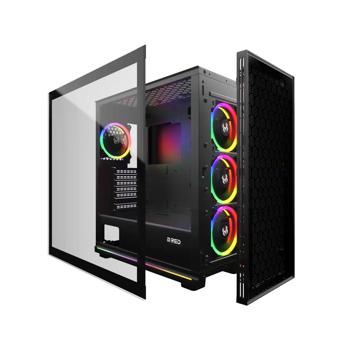 M.RED BLACK DESTROYER Gamma-G - ARGB - MT/ATX, vue 2