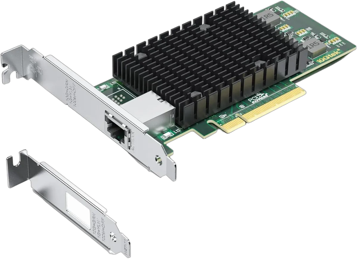 10Gtek X540-T1 - 10GB/s - PCIe/RJ45, vue 1