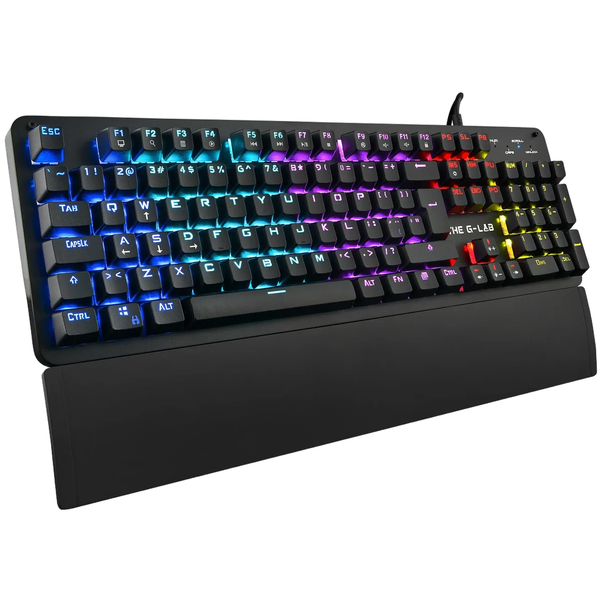 The G-LAB KEYZ CARBON-E - Mechanical Gaming Keyboard, vue 1