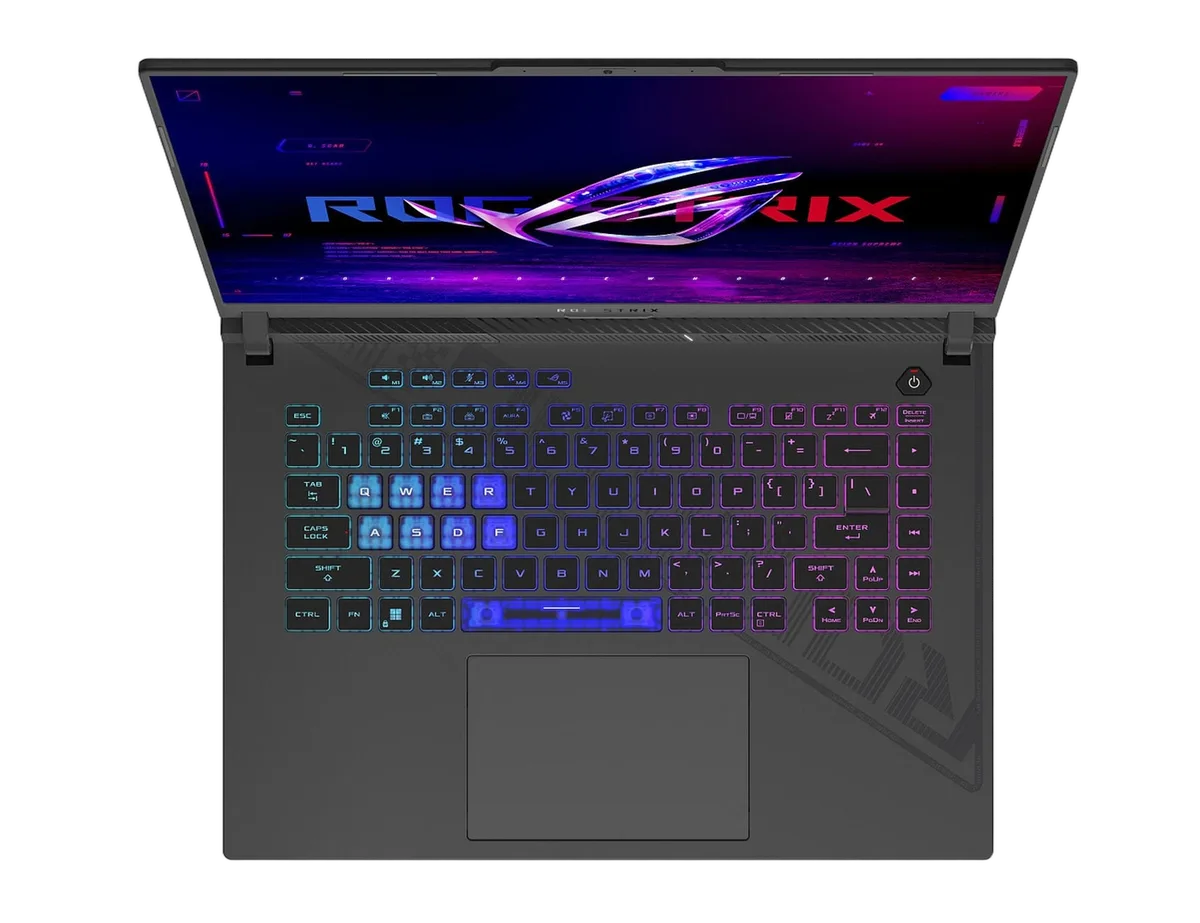 Asus ROG STRIX G16 - 16" FHD+ 165Hz Ryzen 9 8940HX RTX 5060 16Go 512Go W11, vue 4