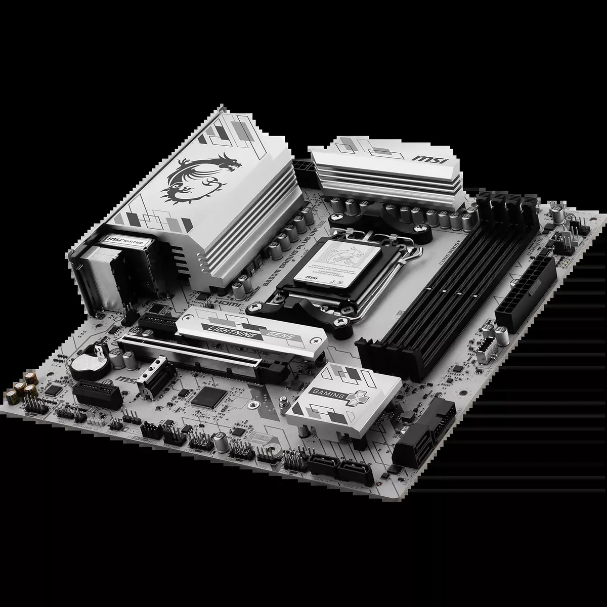 MSI B850M GAMING PLUS WIFI6E, vue 2