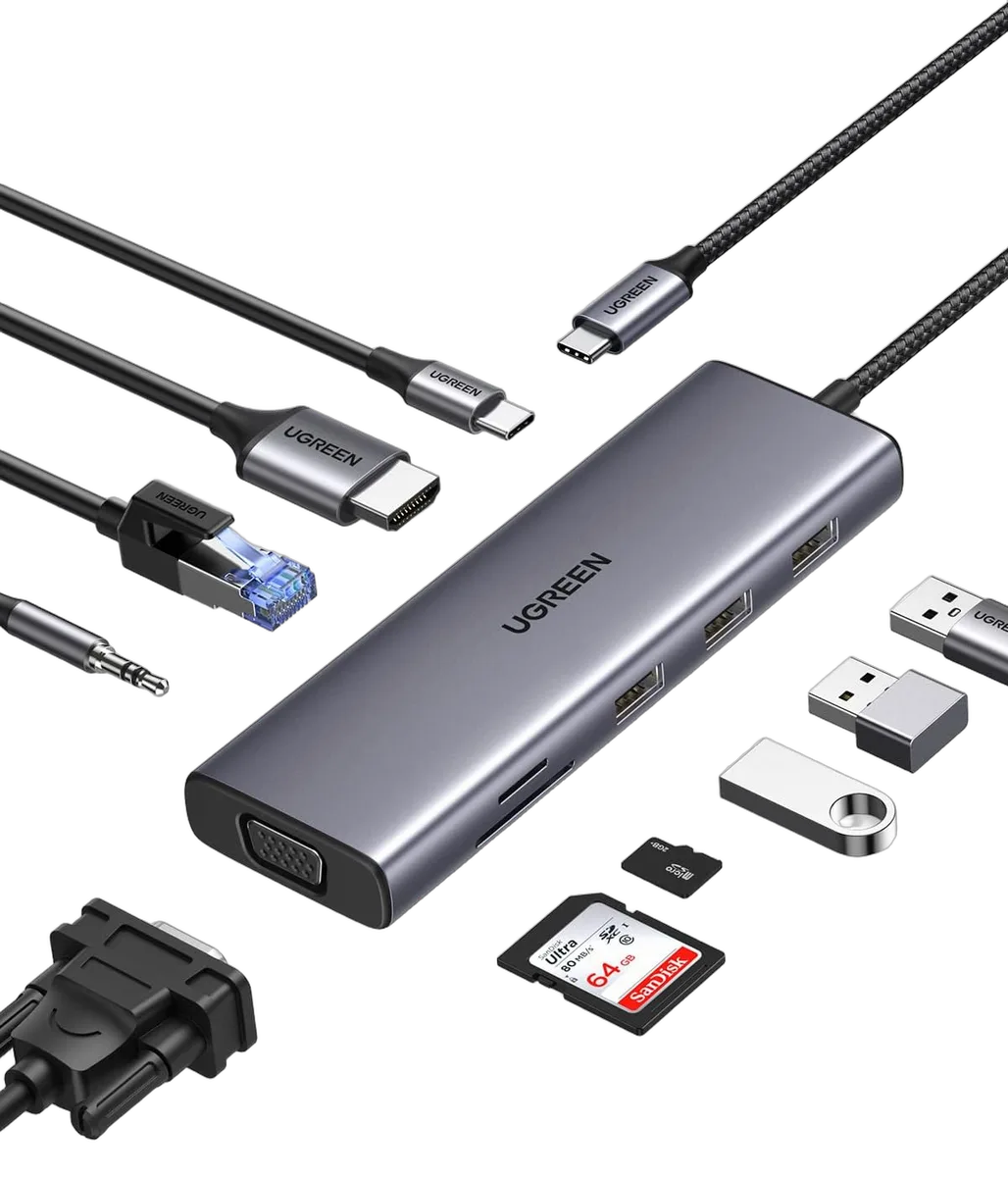UGREEN Station d'accueil USB-C - 10 ports, vue 1