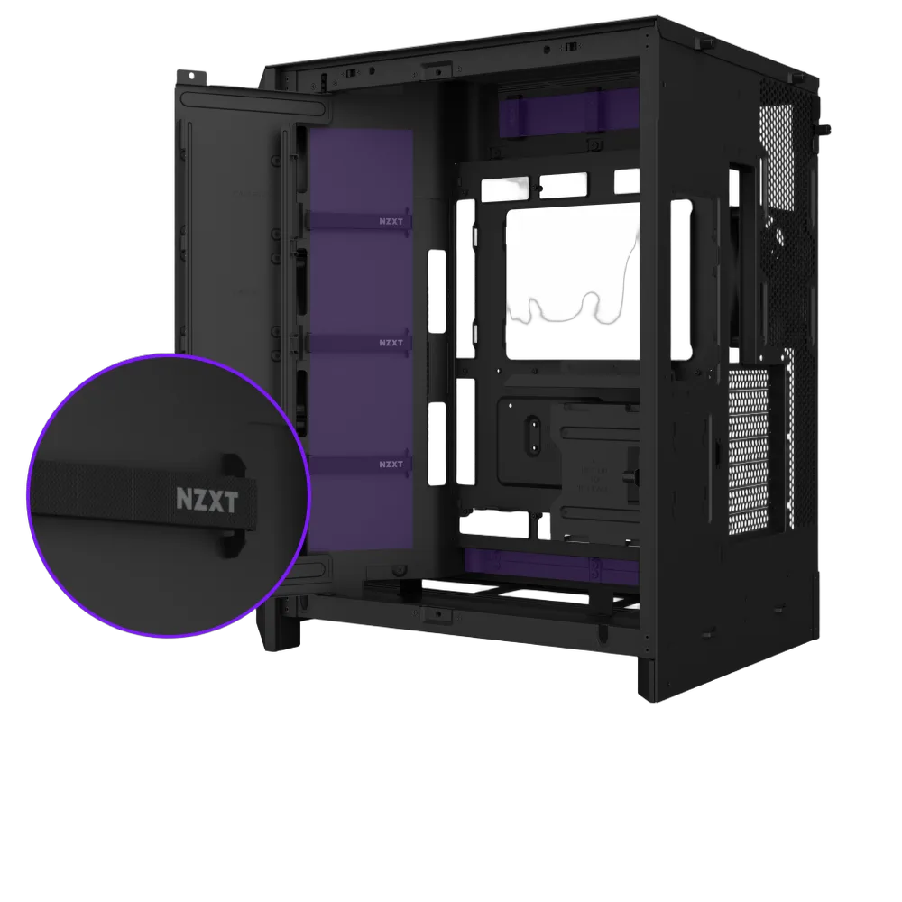 NZXT H9 Flow RGB Noir - MT/Sans Alim/E-ATX, vue 7