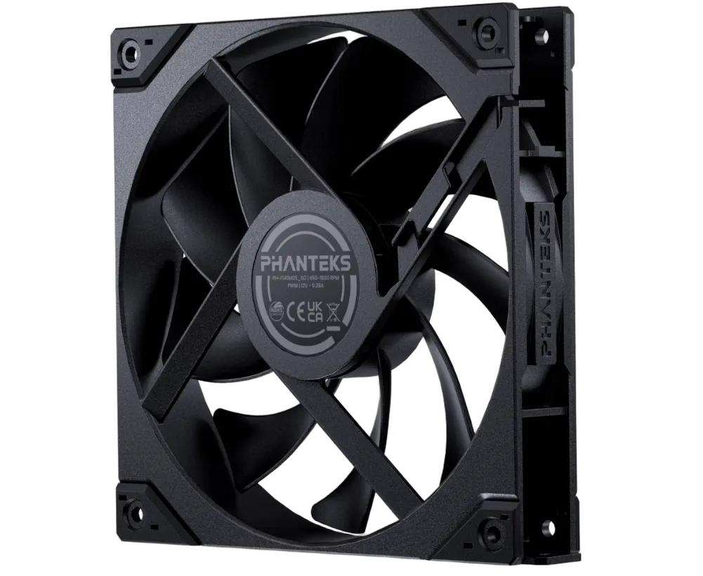 Phanteks M25 Gen2 PWM Noir 140mm, vue 2