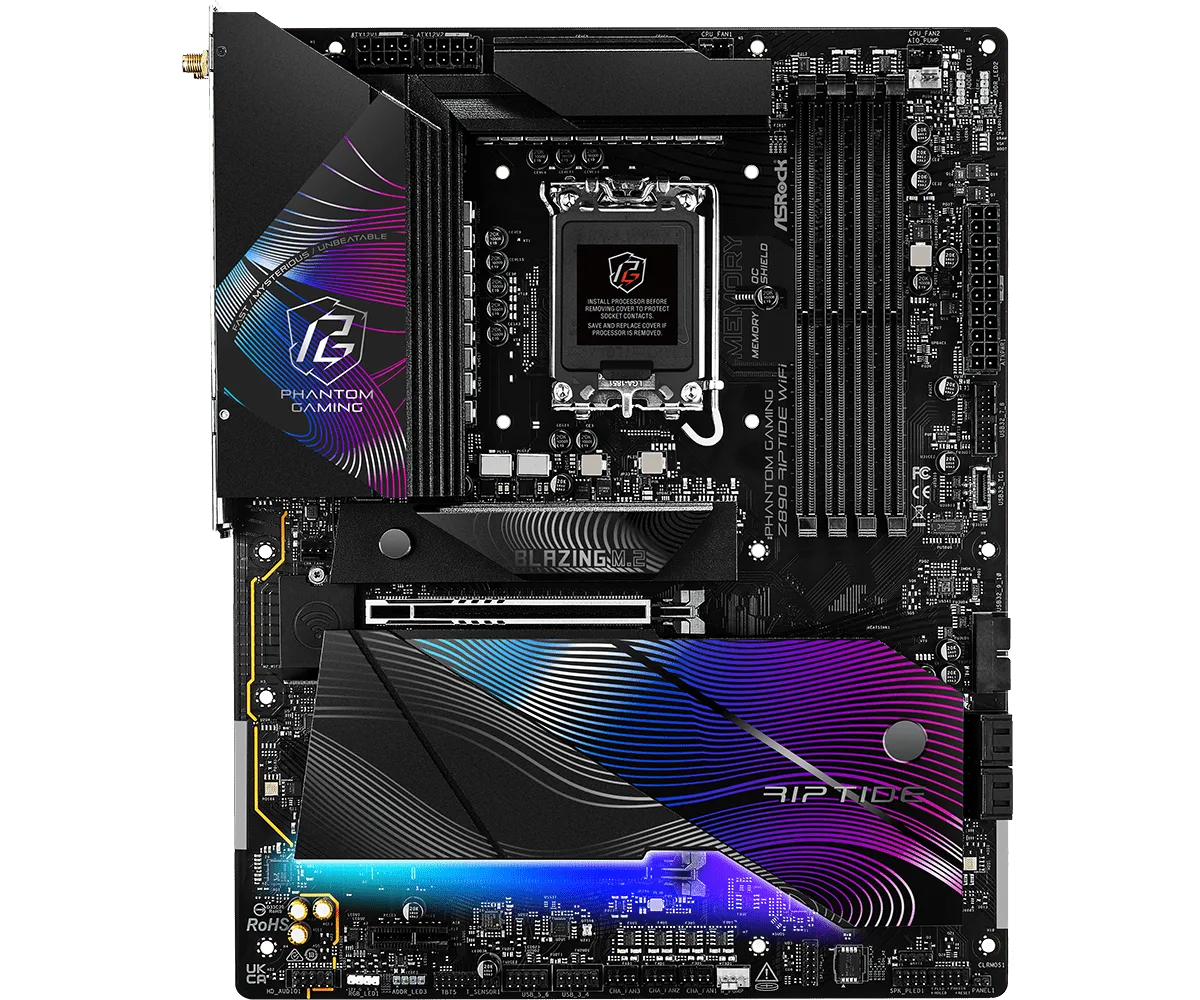ASRock Z890 RIPTIDE WIFI, vue 2
