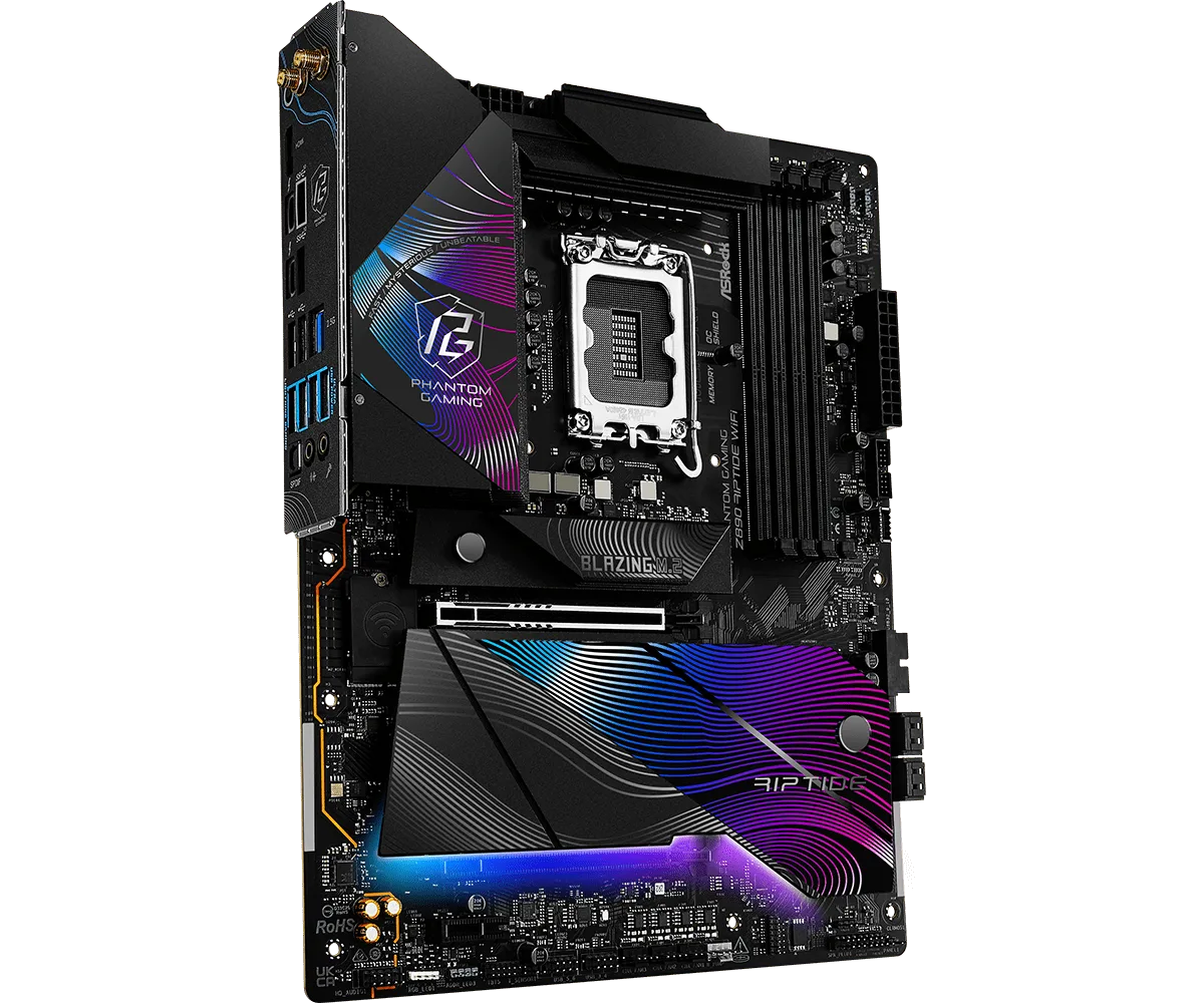 ASRock Z890 RIPTIDE WIFI, vue 4