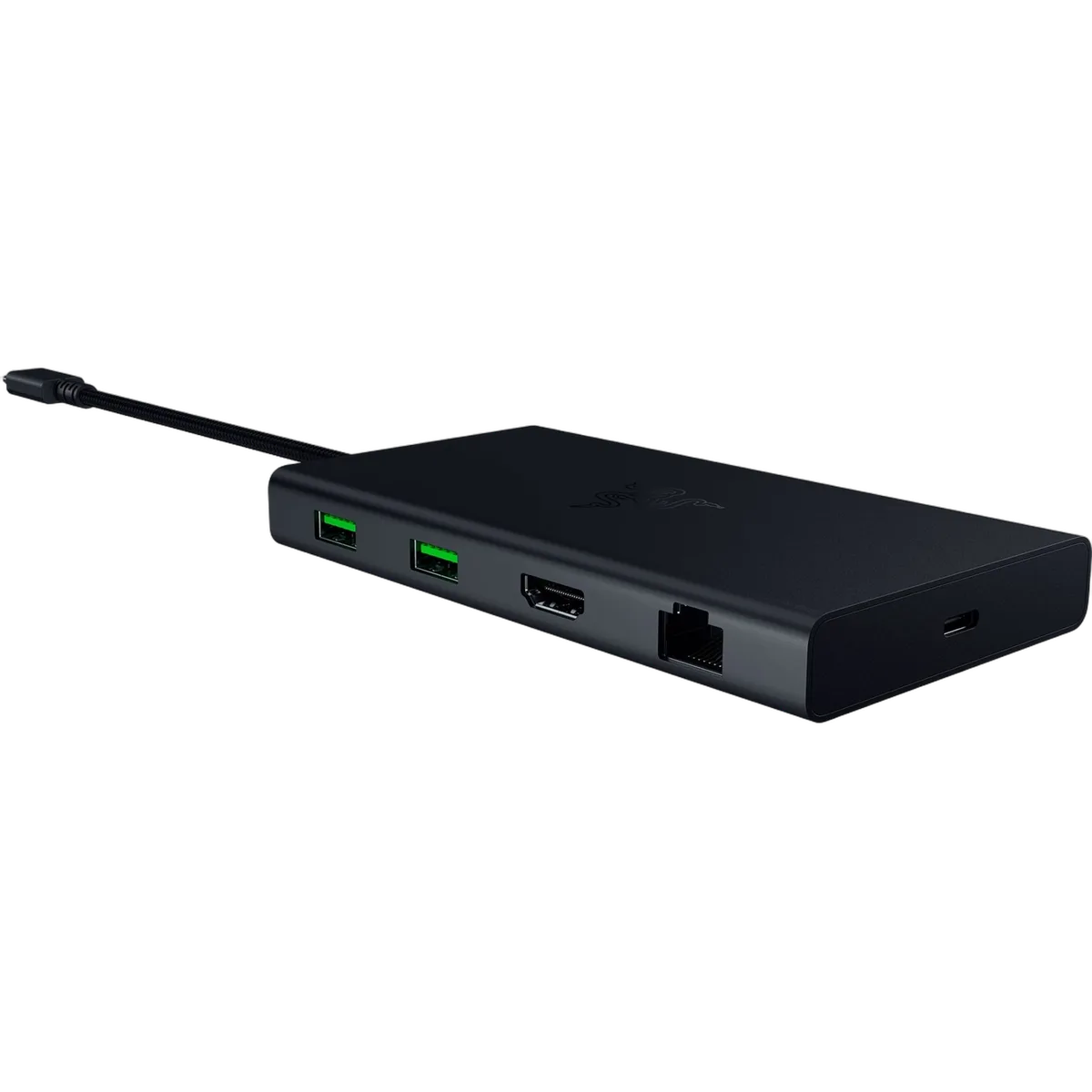 Razer USB-C Dock - Noir - 1xHDMI/RJ45/2xUSB-C/4xUSB-A/Audio Jack/Lecteur de cartes, vue 3