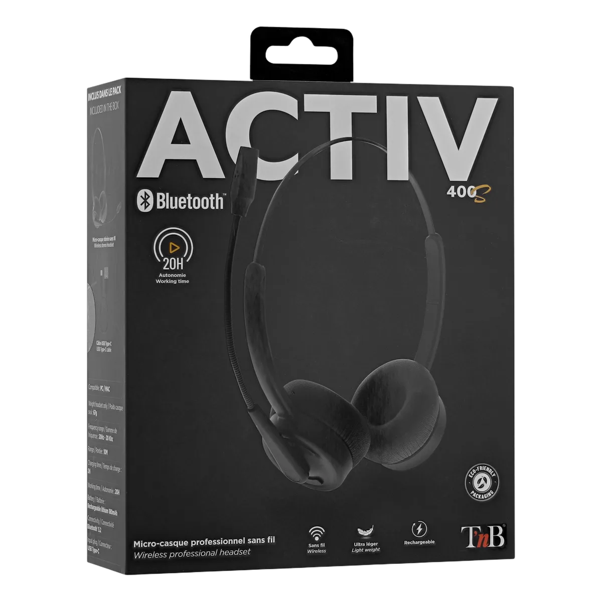 T'nB Activ 400S - Bluetooth stéréo, vue 1