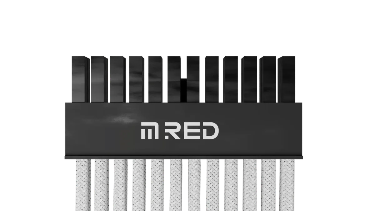 M.RED Kit ext. 7 Câbles tressés Ultimate - Blanc, vue 4