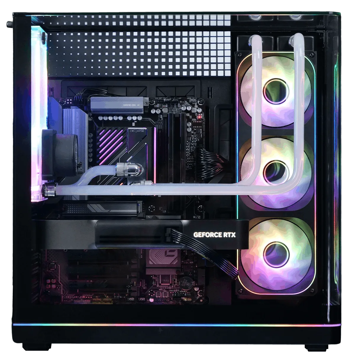 SADISTIC - 9800X3D/32Go/1to/5090 WC, vue 2