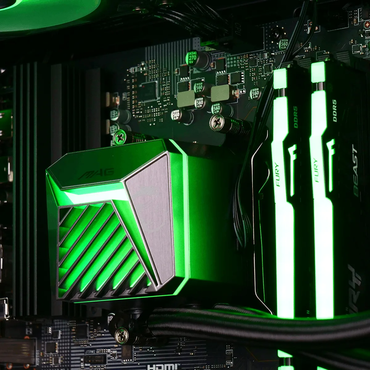 MONSTER - R7-7800X3D/9070XT/32Go/1To, vue 3