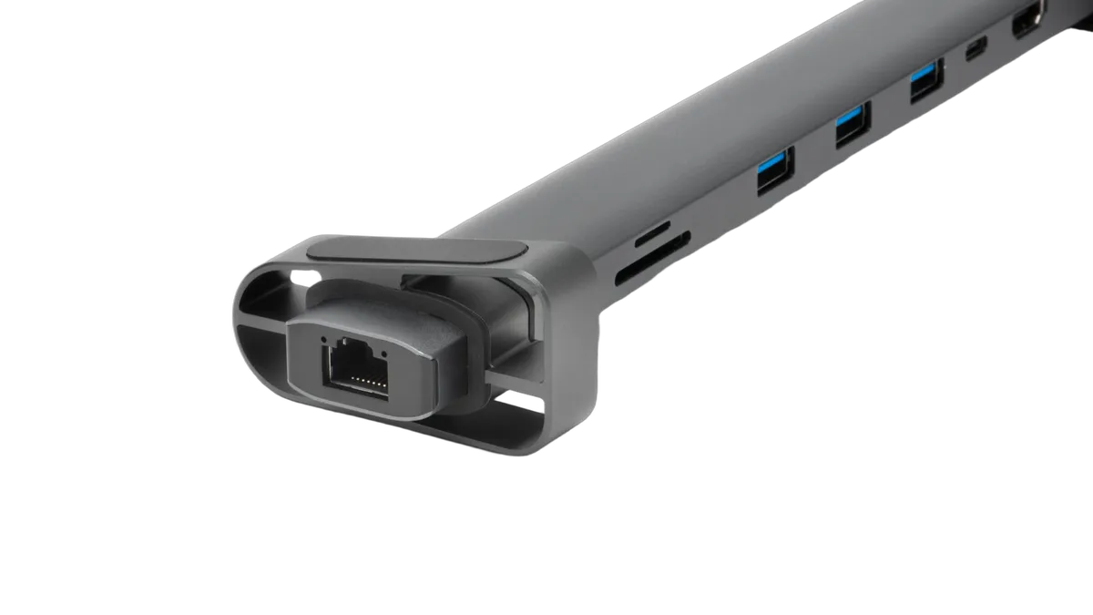 Bluestork HUB USB-C/10 ports/Gris, vue 5