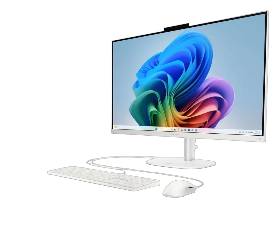 HP OmniStudio - 27" FHD Ryzen AI 7 445 16Go 512Go W11, vue 3