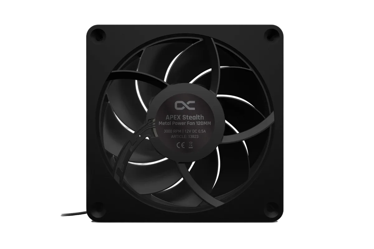 Alphacool Apex Stealth Metal 120mm - 3000rpm Noir, vue 2
