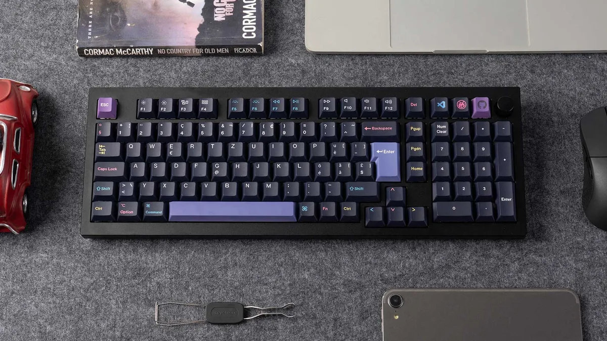 Keychron Set de touches - Développeur - Complet/ISO-FR/PBT, vue 1