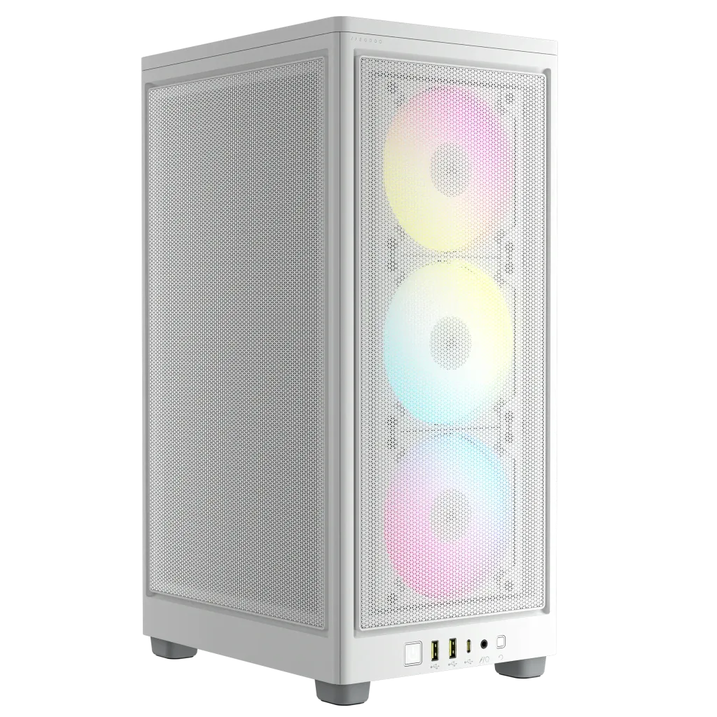 Corsair 2000D Airflow RGB Blanc - mT/Sans Alim/Mini-ITX, vue 1
