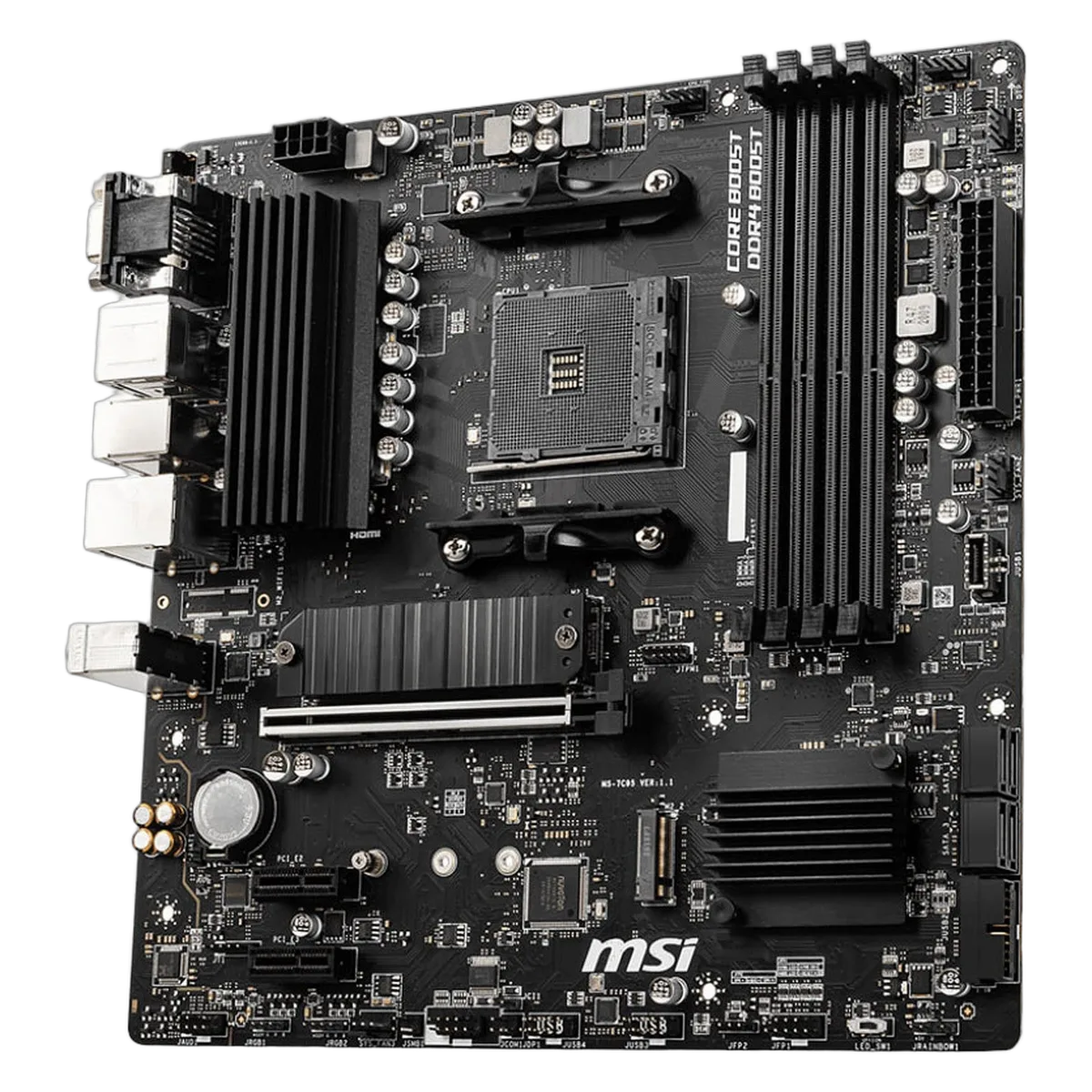 MSI B550M PRO-VDH, vue 3