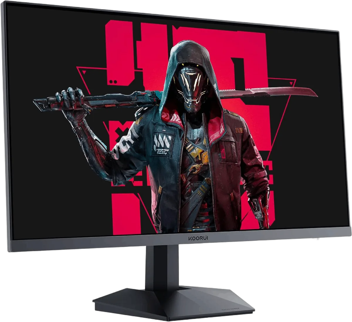 KOORUI GN01 - 27" FHD 165Hz VA 1ms HDMI DP Adaptive Sync, vue 2