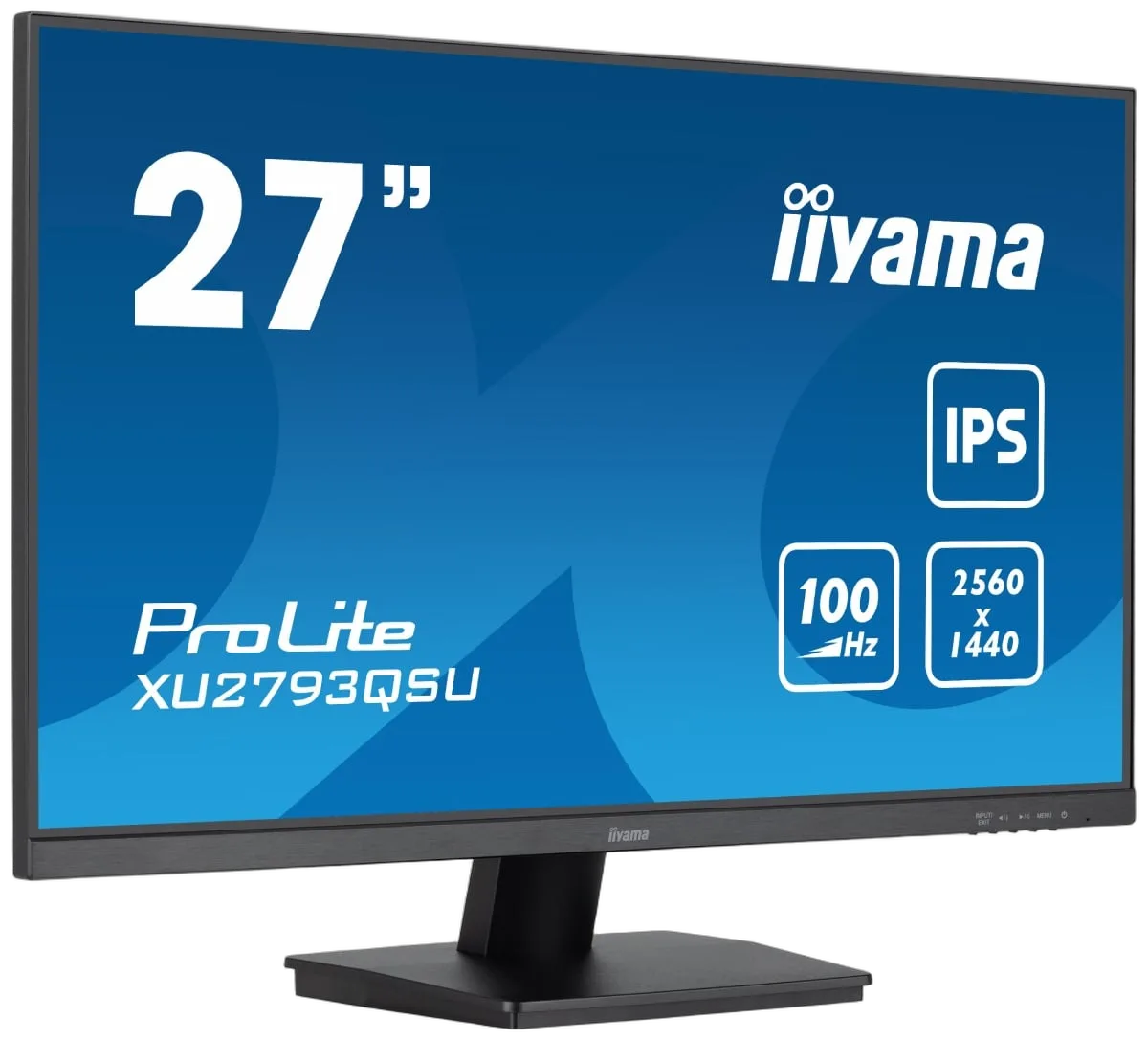 Iiyama PROLITE XU2793QSU-B6 - 27" QHD 100Hz IPS 1ms FreeSync, vue 2