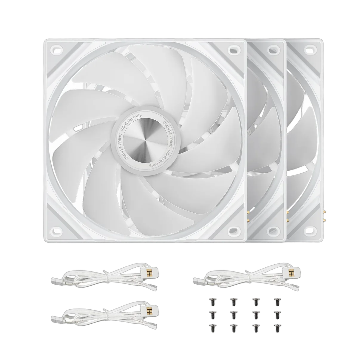TRYX ROTA SL ARGB (Pack 3x120mm) Blanc, vue 5